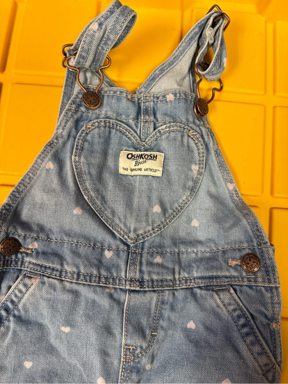 2 OshKosh B'gosh Denim Relaxed Jeans Overalls